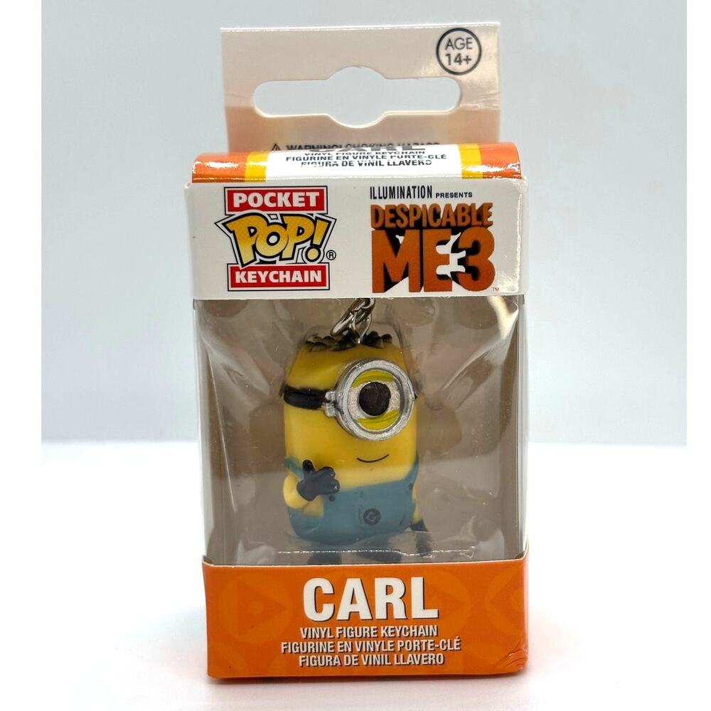 Funko Pocket Pop! Keychain, Carl, Despicable Me 3, Minions - New